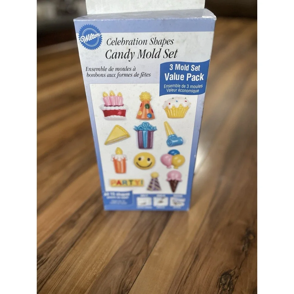 Wilton Celebration Shapes Candy etc Mold‎